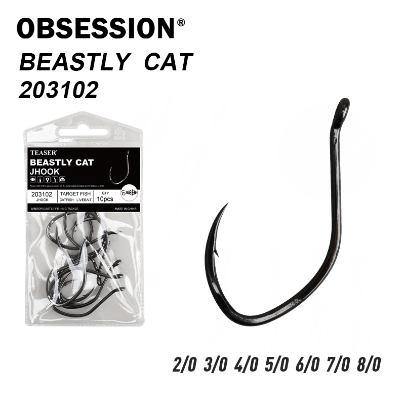 Fishing Hook Assortment - OBSESSION 203102 10pcs/bag Saltwater Fishing Beastly