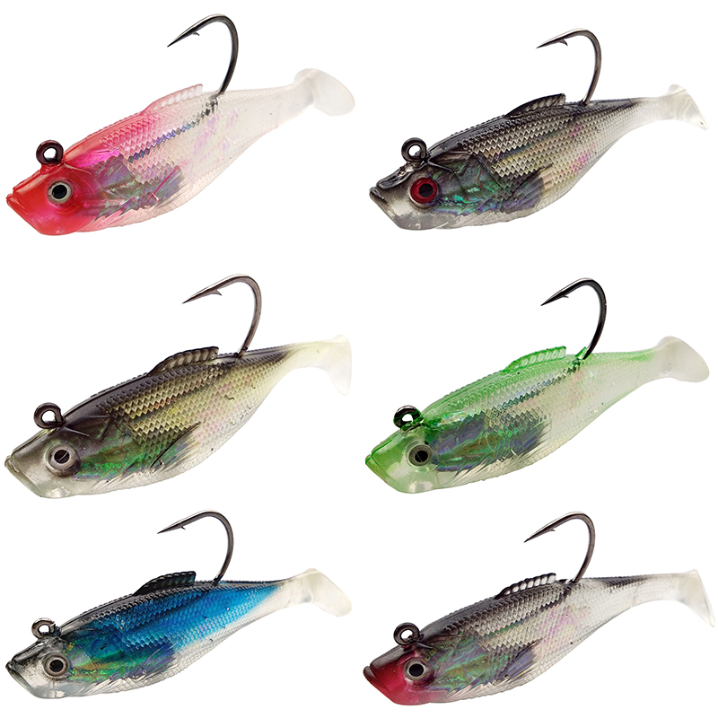6Pcs/Bag Fishing Lures with Fi - Fishing Hook Size review and price