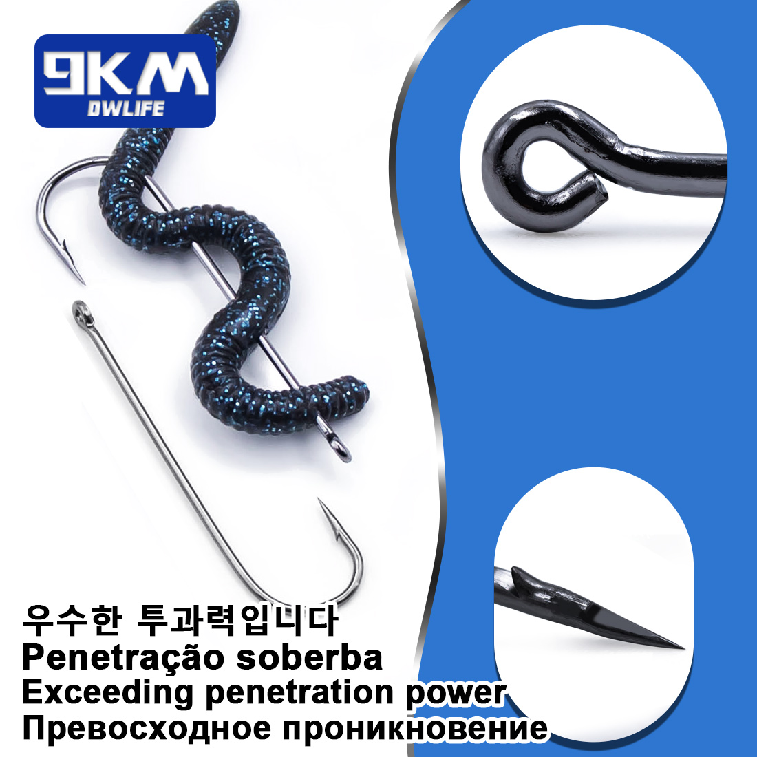 9KM Aberdeen Hooks Long Shank  - Fishing Hook Assortment review and price