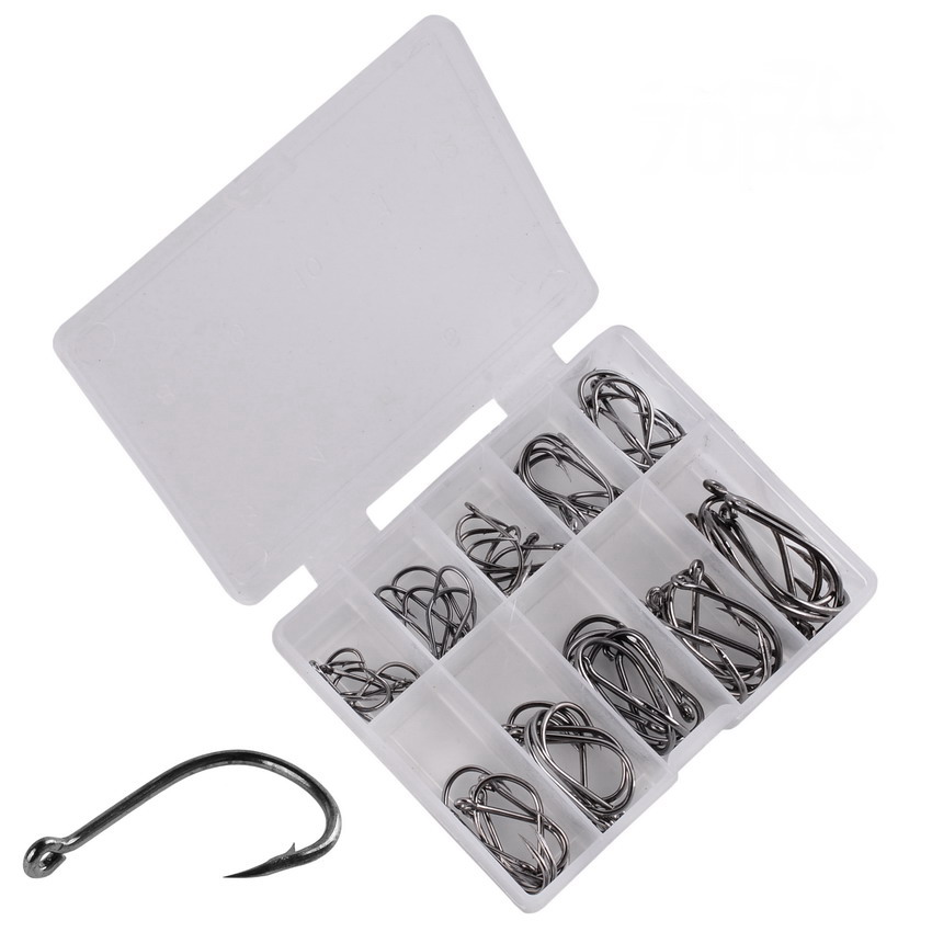 70Pcs/box Fishing Hooks Set Ki - Fishing Hook Assortment review and price