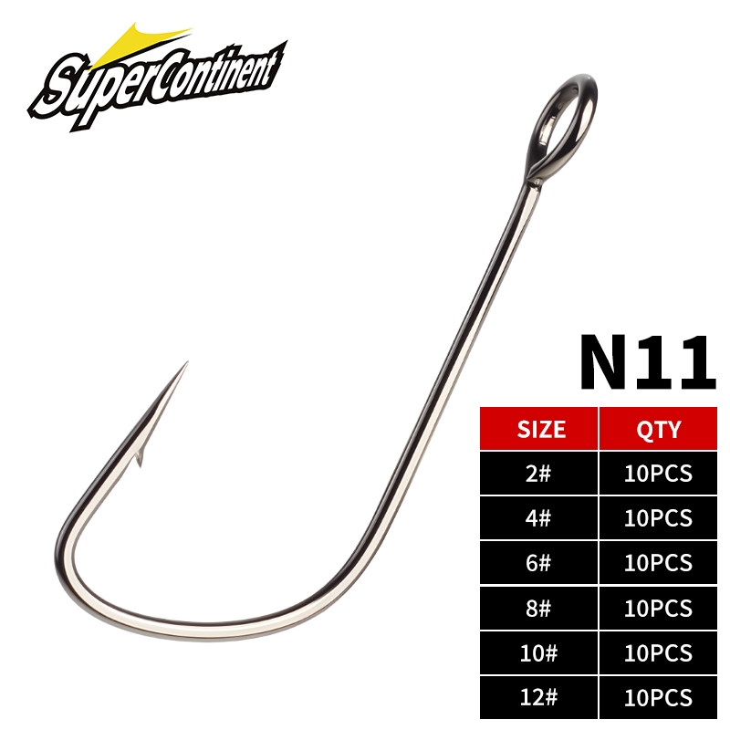 Supercontinent 2#-12# 10pcs Ba - Fishing Hook Assortment review and price
